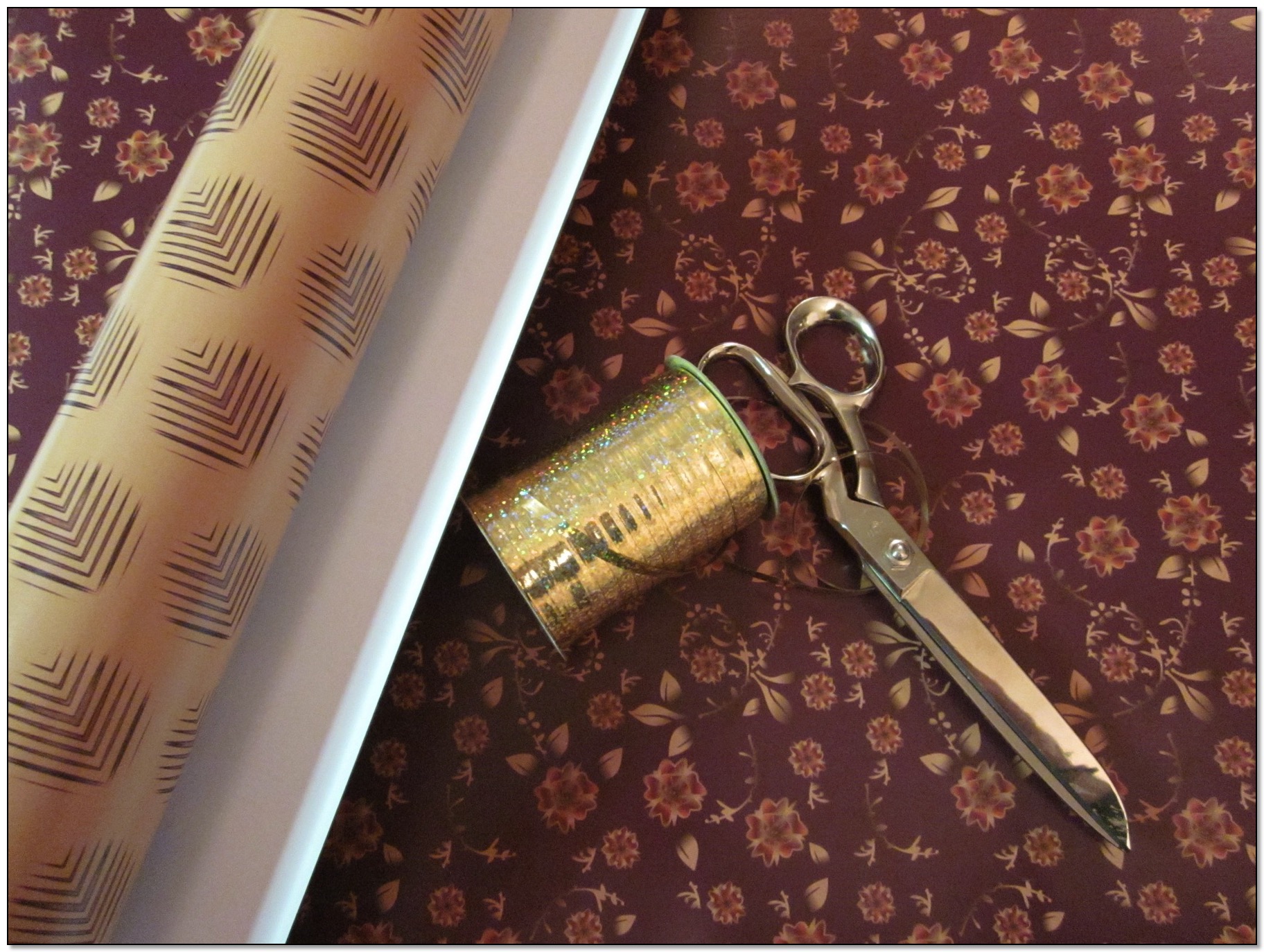 Giftwrap by Gingezel. Available at Spoonflower